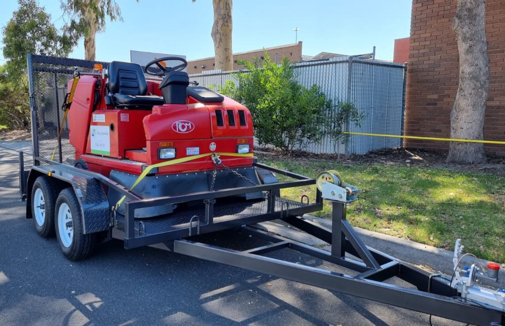 2 Machine Trailers Australian Machinery Trailer For Sale Melbourne | Roshar Trailers
