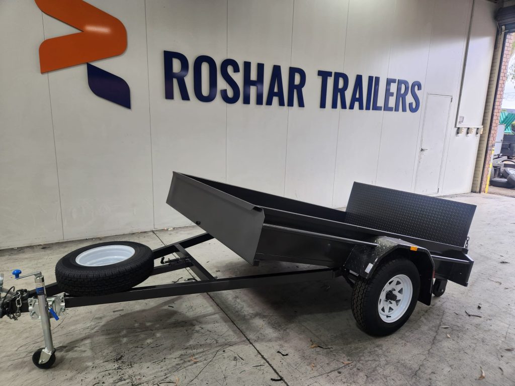 8x5 golf cart trailer | compact transport trailer designed for golf carts and small machinery