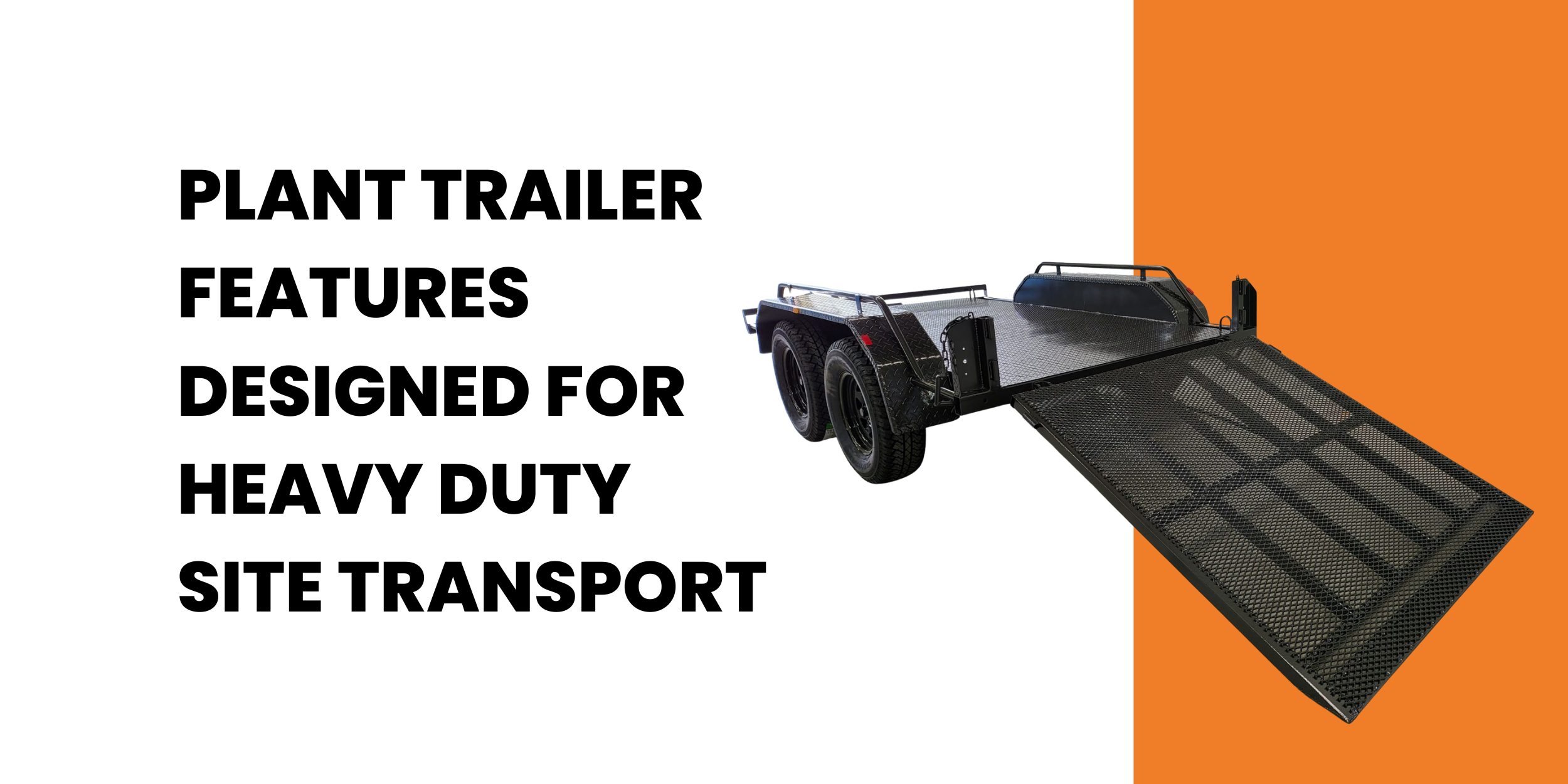 Plant Trailer Features Designed for Heavy-Duty Site Transport