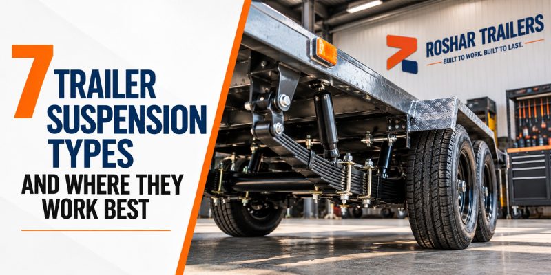 7 Trailer Suspension Types and Where They Work Best