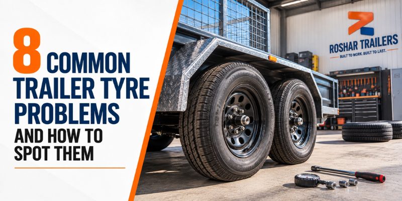 8 Common Trailer Tyre Problems and How to Spot Them
